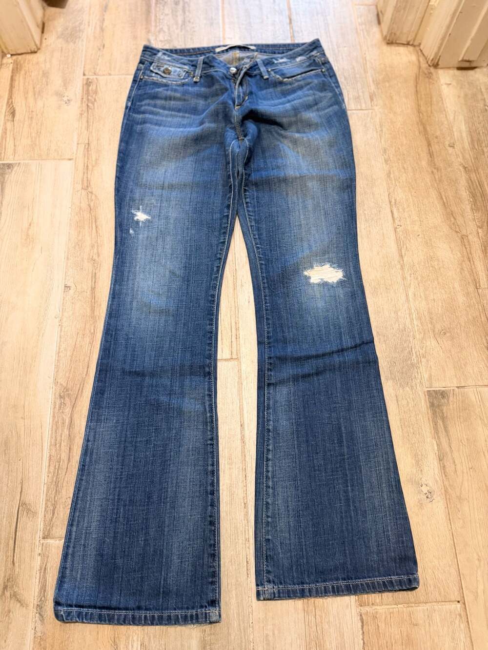 Joe's Jeans Honey Fit Distressed Bootcut Flare Denim Jeans Womens Size 29